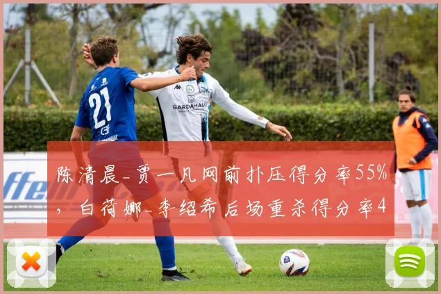 陈清晨_贾一凡网前扑压得分率55%，白荷娜_李绍希后场重杀得分率48%战术博弈升级